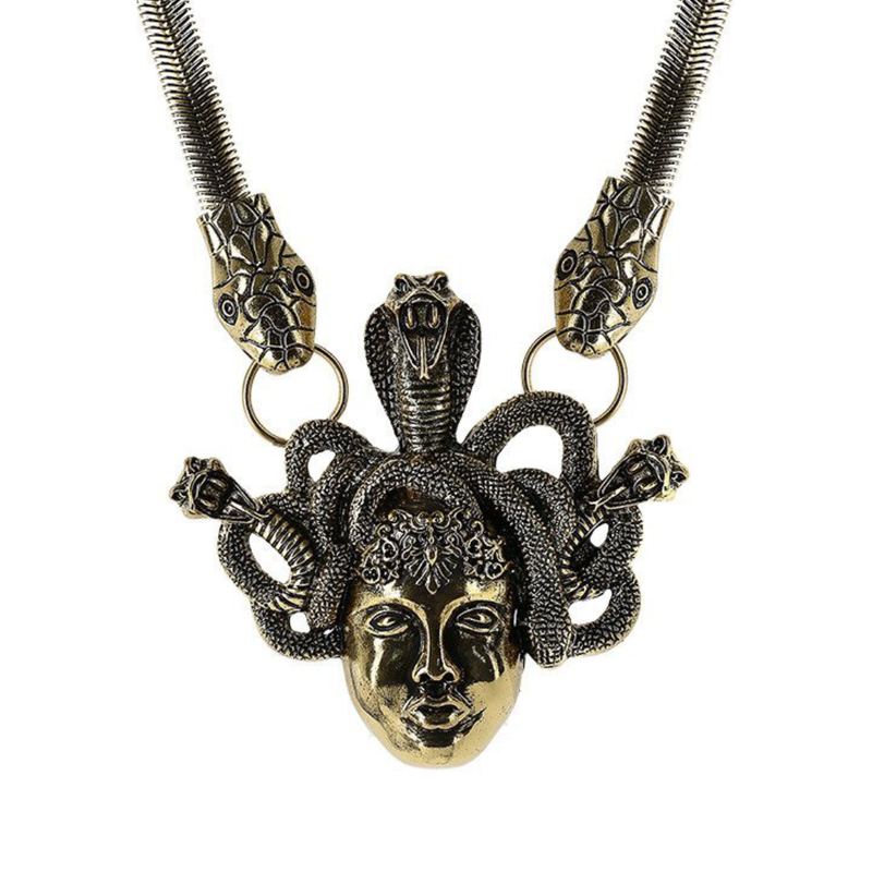 Medusa Gold Necklace