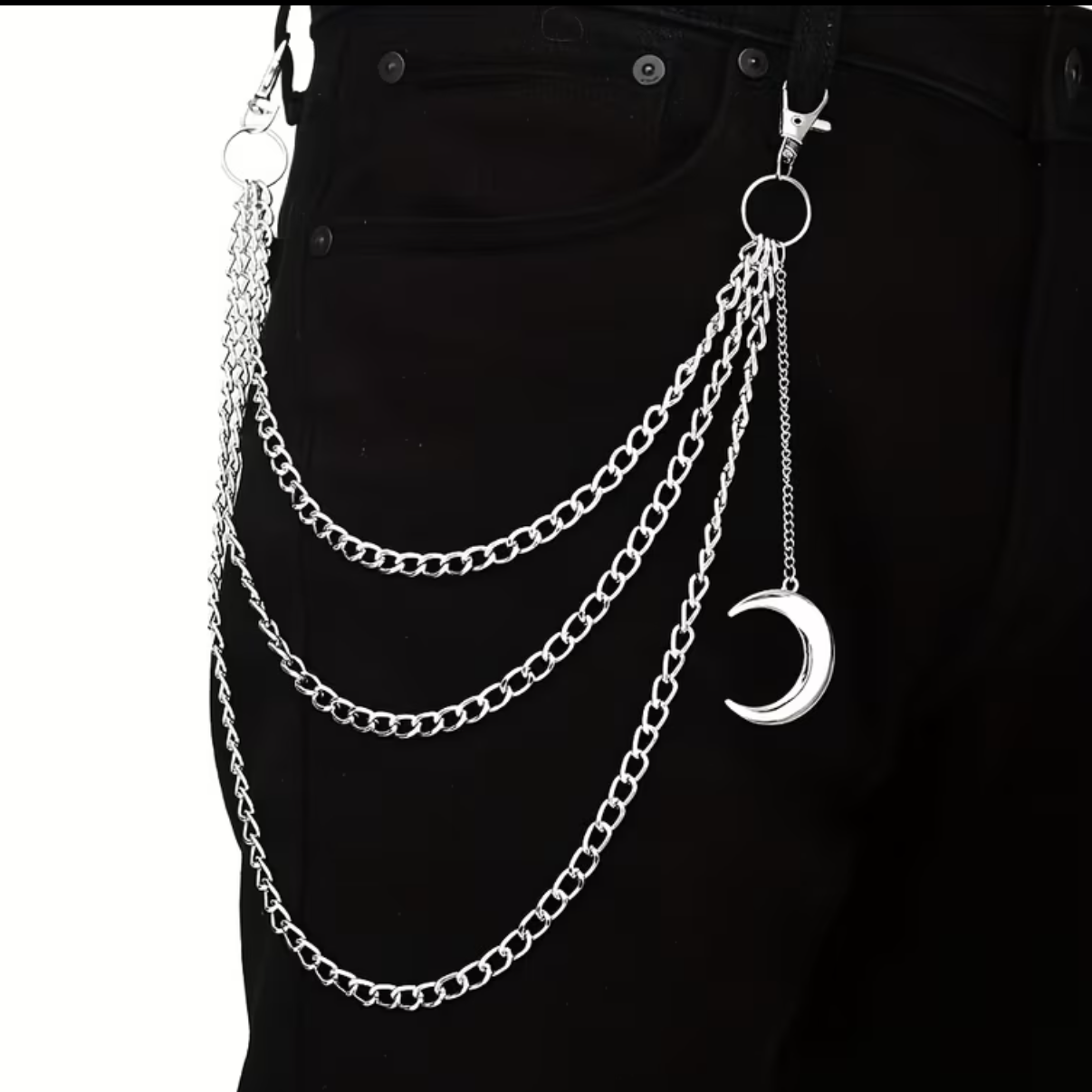 Moon Triple Chain