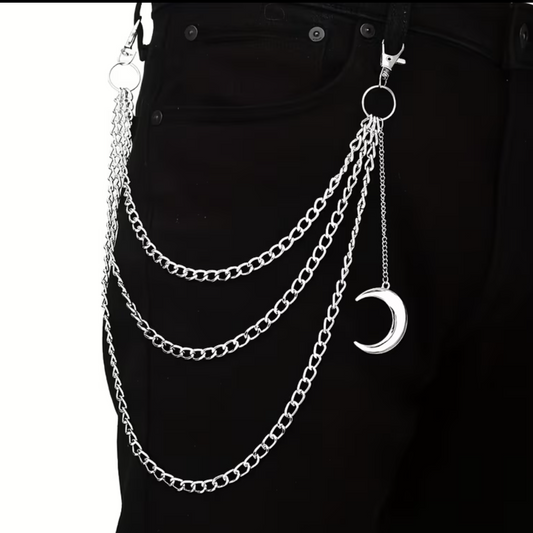 Moon Triple Chain