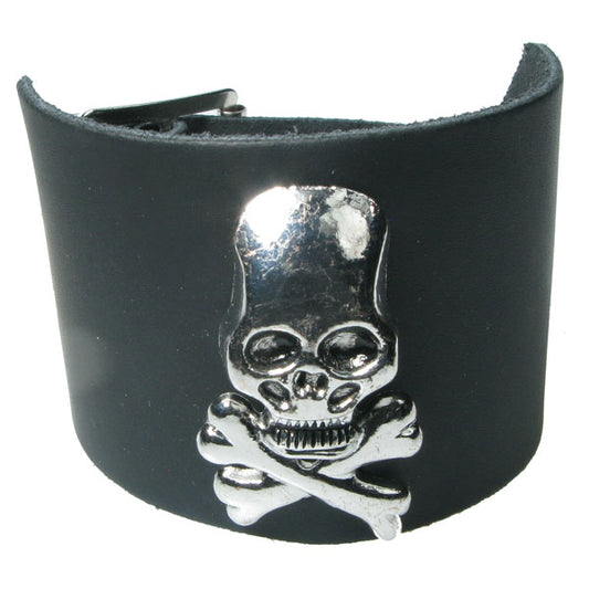 WB708 -  3 Row Width With Large Skull & Bones