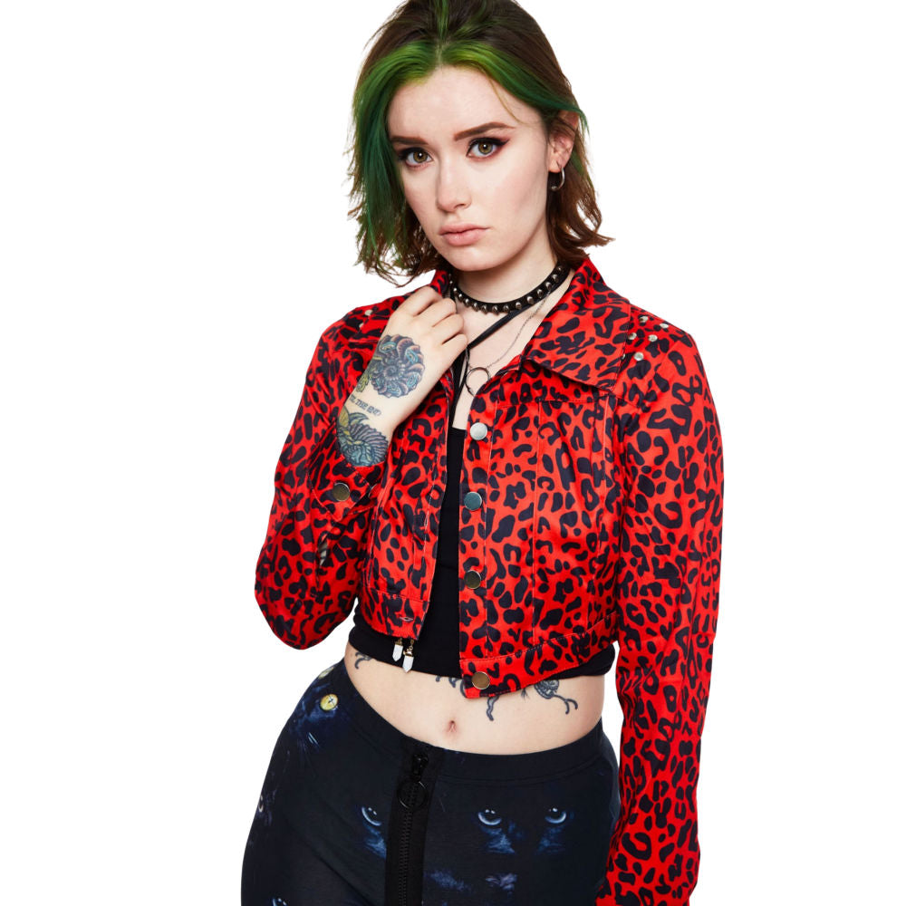 Red Leopard Jacket