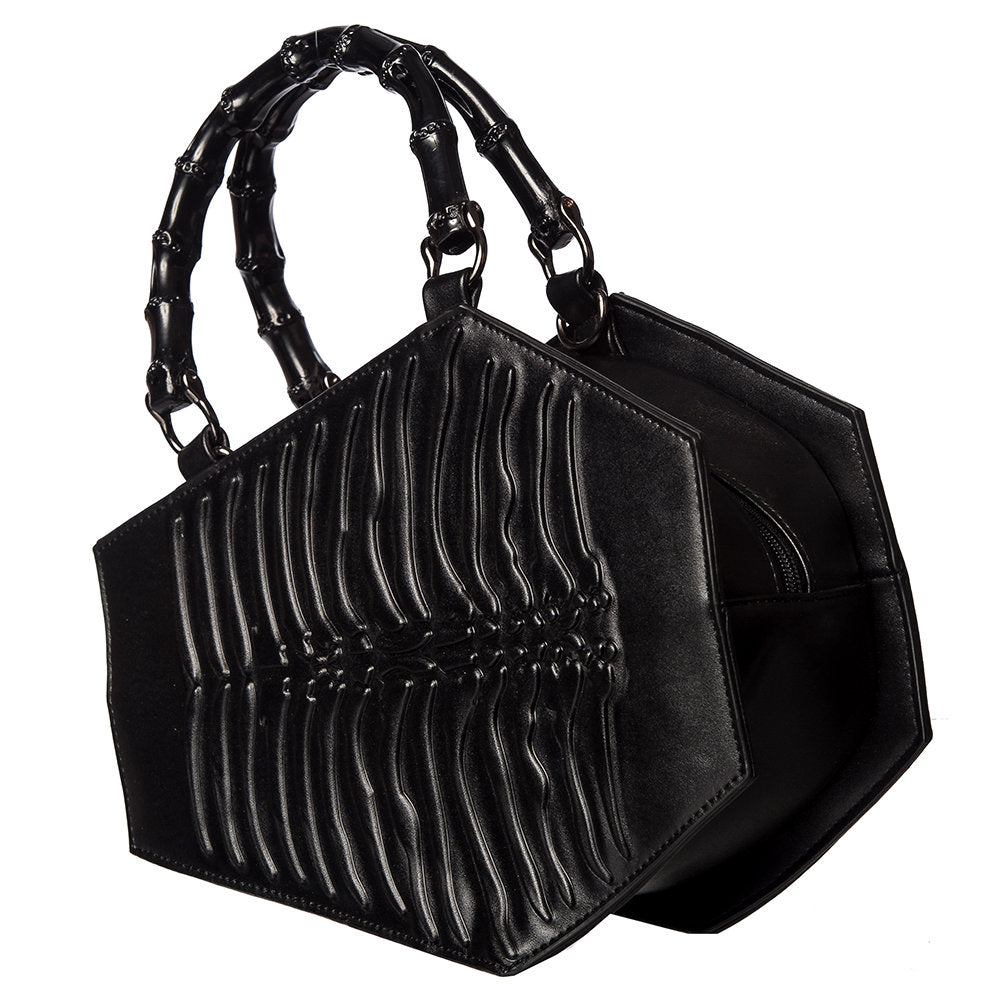 Amaranth Emboss Coffin Bag