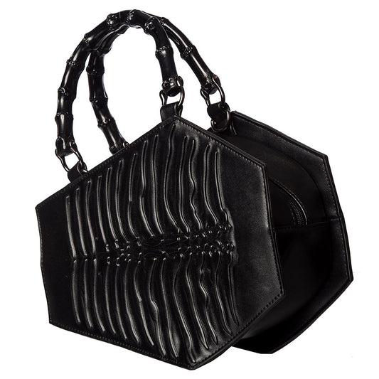 Amaranth Emboss Coffin Bag