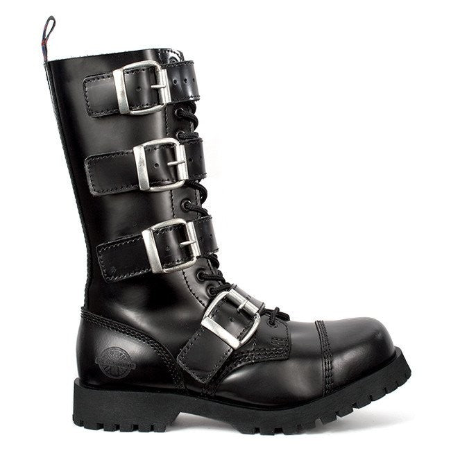 Nevermind 14H 4 Buckles Leather Boot