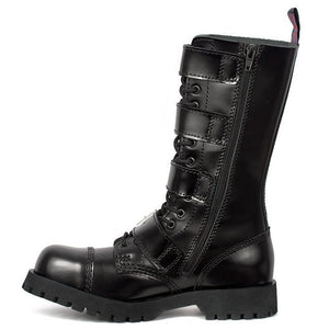 Nevermind 14H 4 Buckles Leather Boot