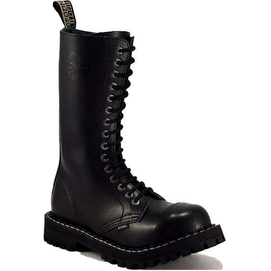 Steel 15 Eyelet Leather Boot