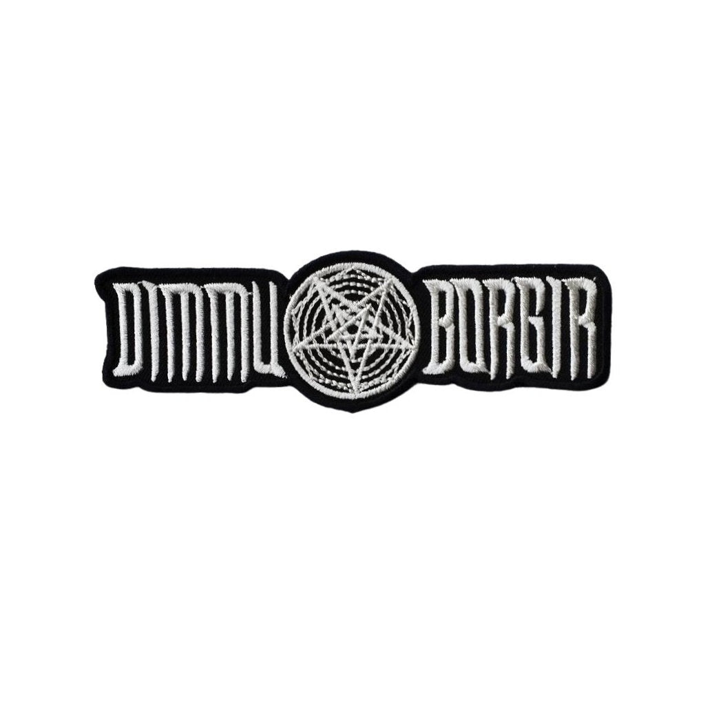 Dimmu Borgir White Logo Patch