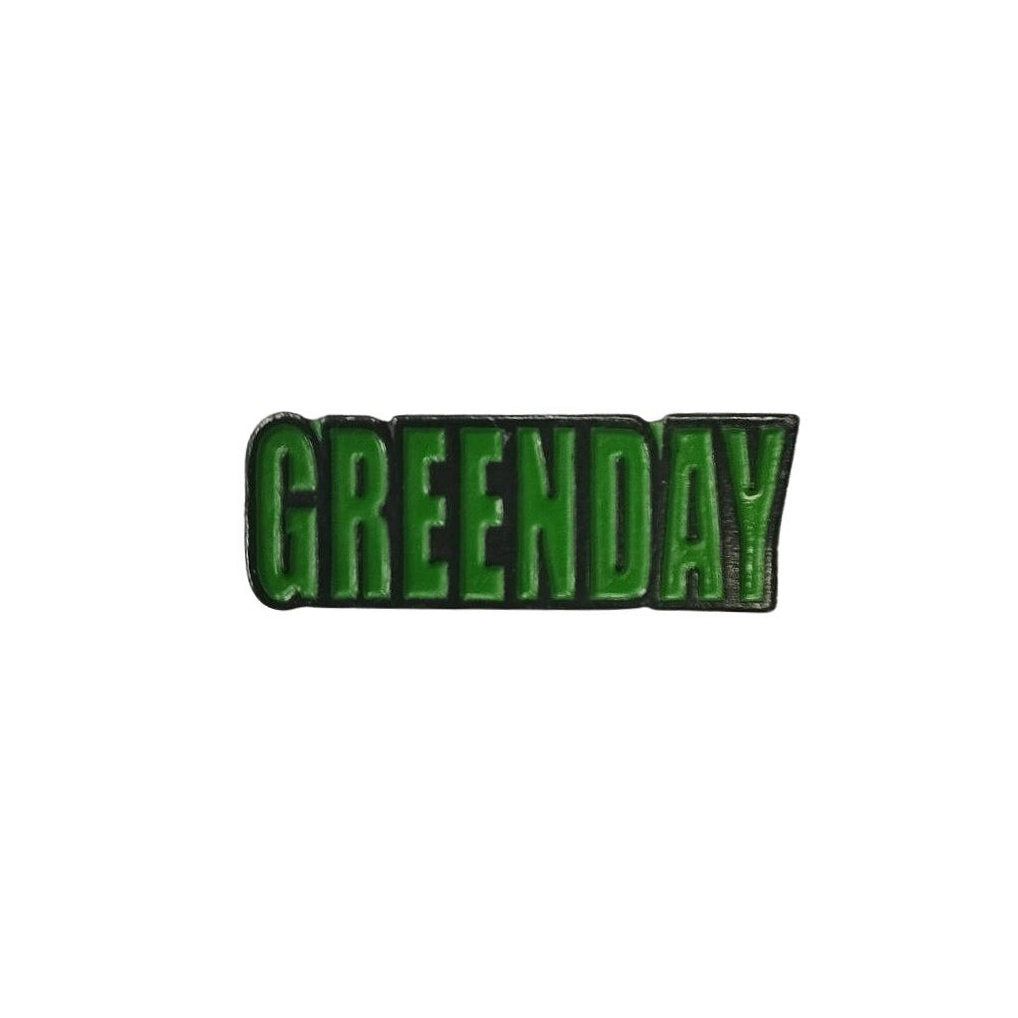 Green Day Lettering Pin
