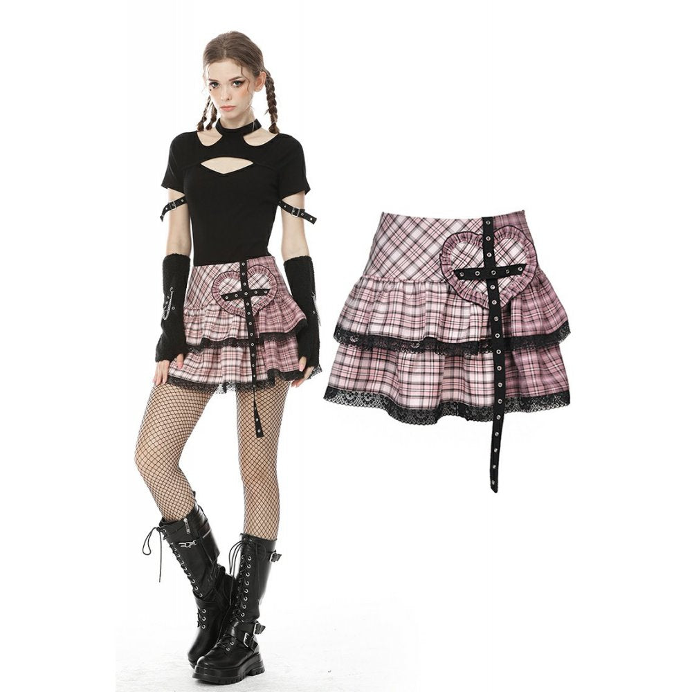 Millennium Rock Heart Pink Skirt 189