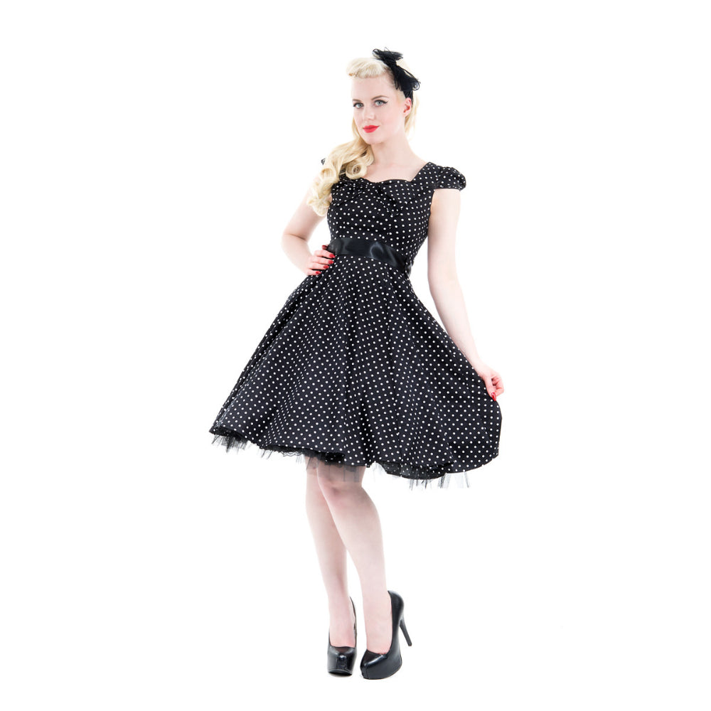 H&R 50's Vinatge Small Polka Dot Dress 6690