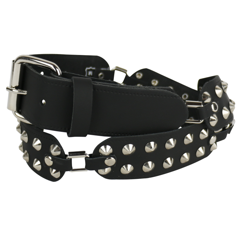 B836 - 38mm Conical Joined Leather Belt
