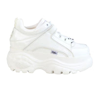 BUFFALO Classic Low White Patent Leather
