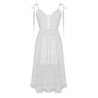 Steampunk White Dress