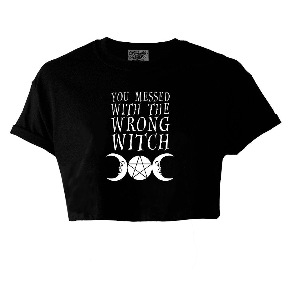 You Messed With The Wrong Witch Crop Top