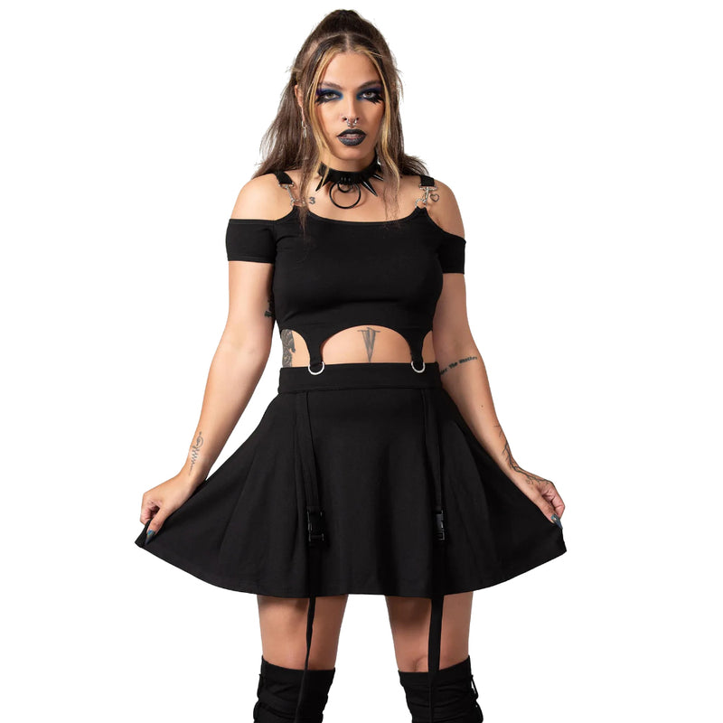 Killstar Hacked Detachable Skirt