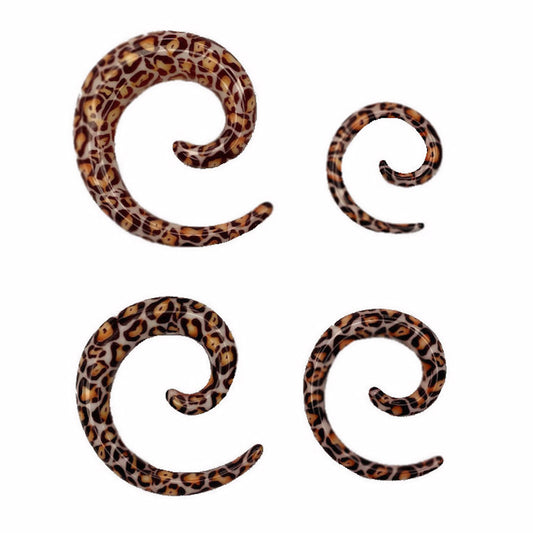 Spiral Expander Leopard Acrylic