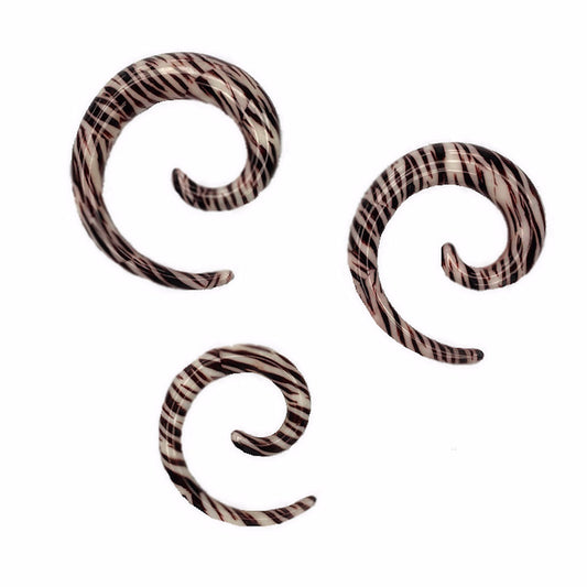 Spiral Expander Zebra Acrylic