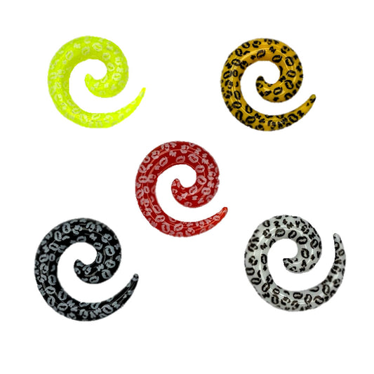 Spiral Expander Leopard Acrylic