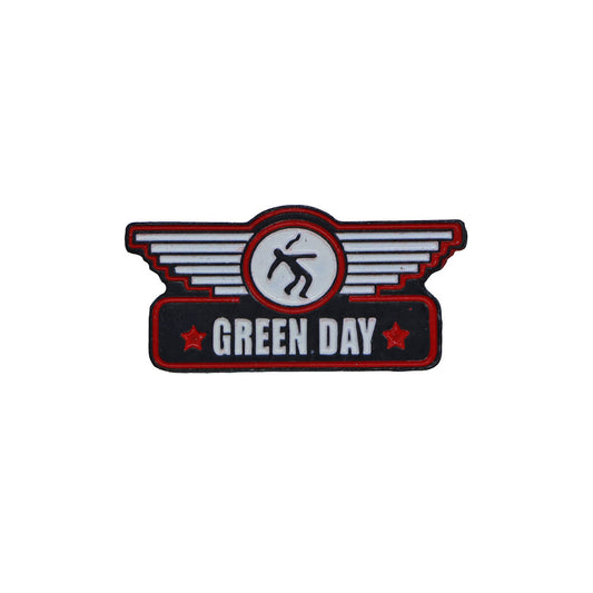 Green Day Wings Pin