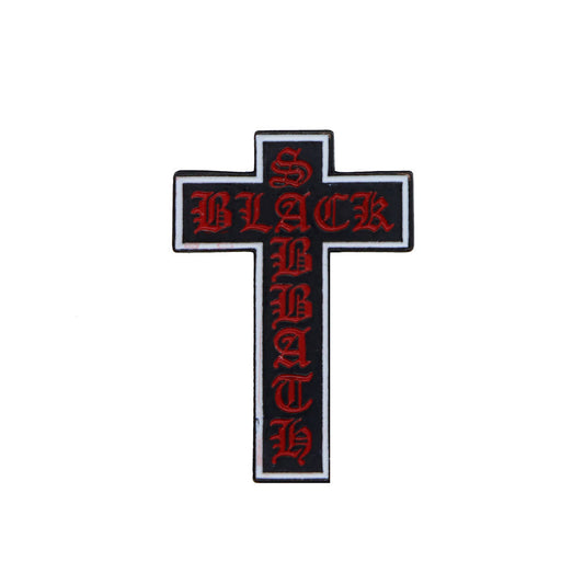 Black Sabbath Cross Pin