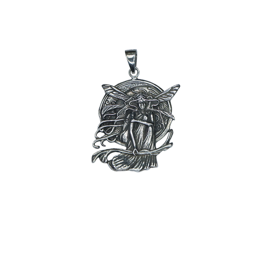 Luna Fairy Silver Pendant