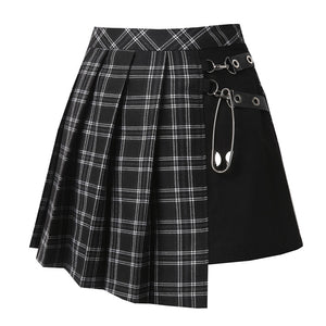Punk Grey Skirt 135