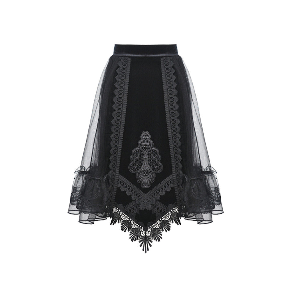 Goth Lolita Mesh Skirt 194
