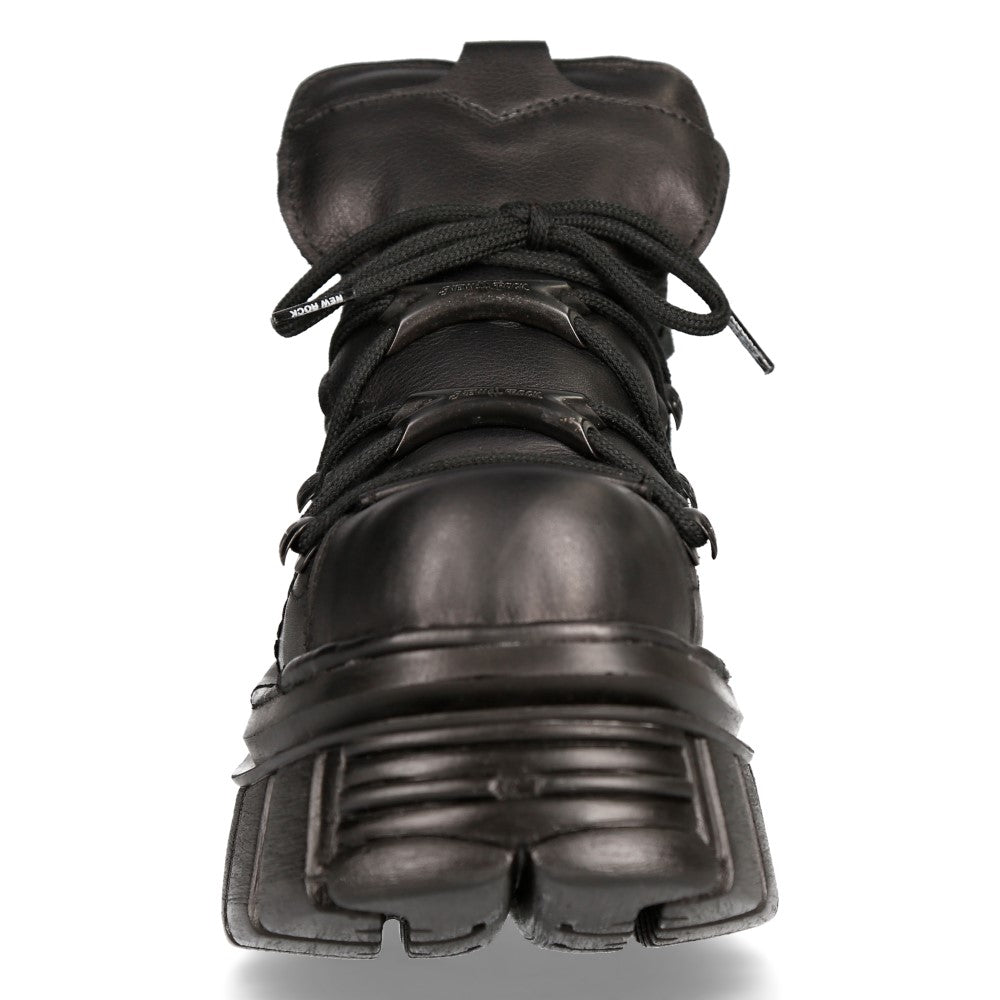New Rock Tower Black Shoe M-106-S52