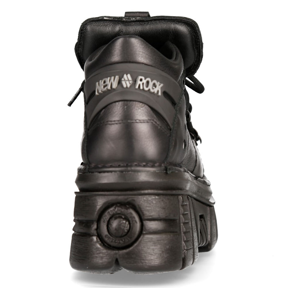 New Rock Tower Black Shoe M-106-S52