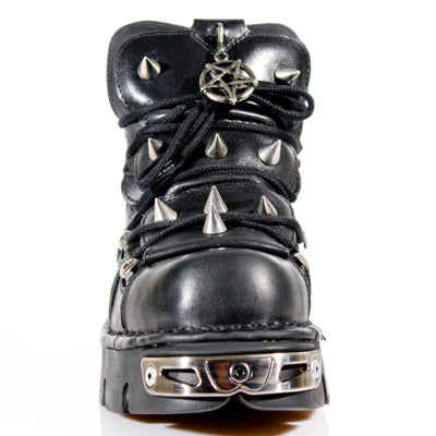 New Rock Ankle Boot Spiked  M-110-S1