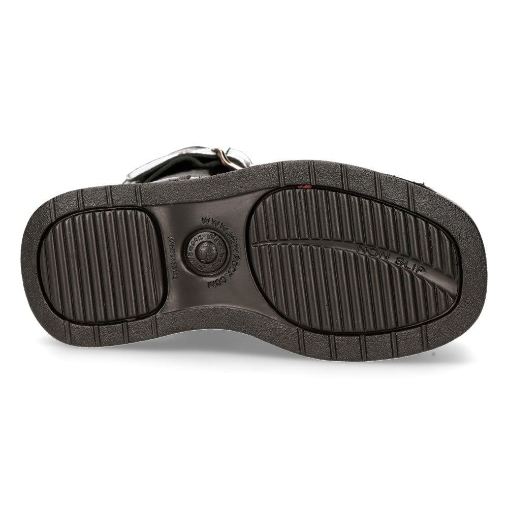 New Rock Patent Platform Boot M-312-S5