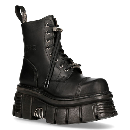 New Rock Combat Boot Metallic M-Newmili083-S21