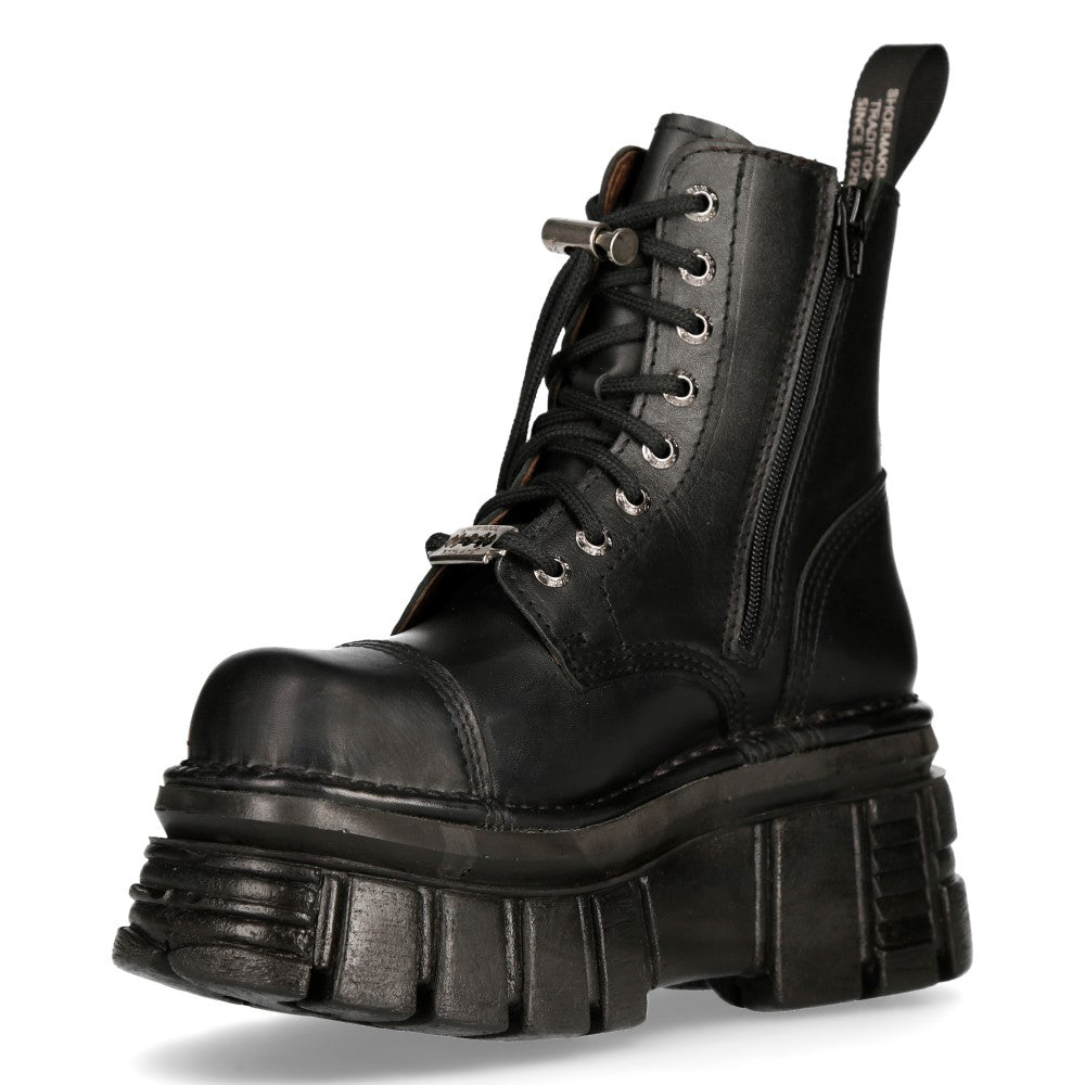 New Rock Combat Boot Metallic M-Newmili083-S21
