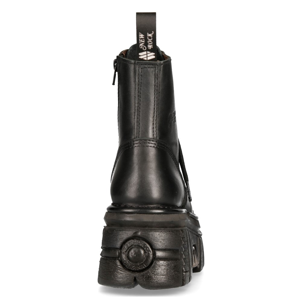 New Rock Combat Boot Metallic M-Newmili083-S21