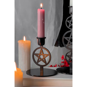 Killstar Small Pentagram Candlestick