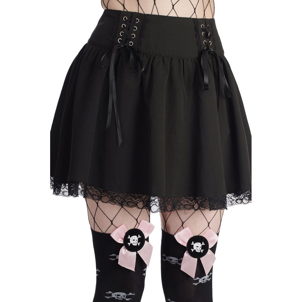 Sakura Black Skirt