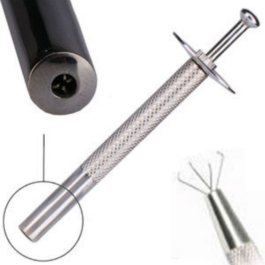 Pinça apanha-bolas para Piercing em Aço Cirúrgico