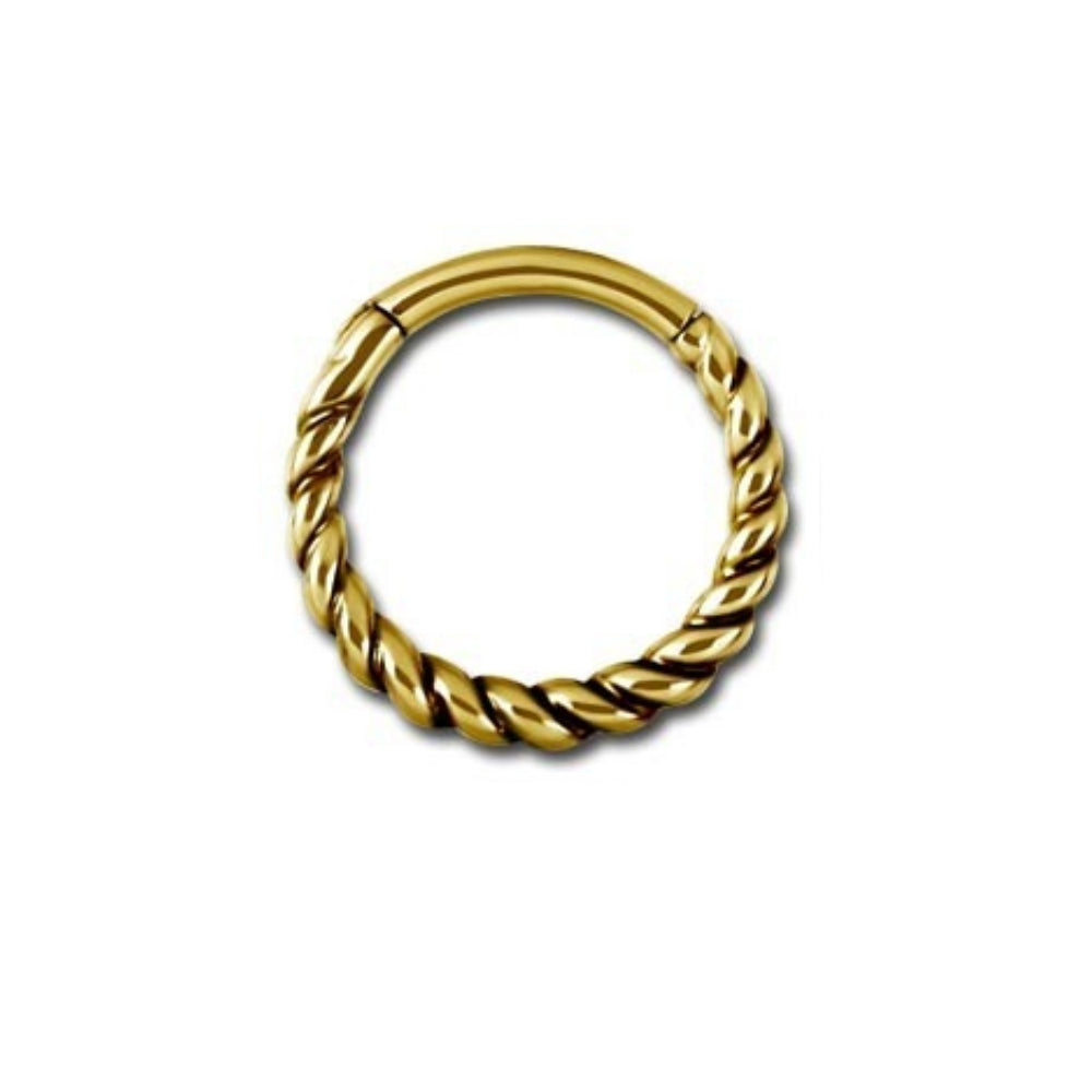 Etnic Septum Click Gold 24K Plated 1.2mm - 035