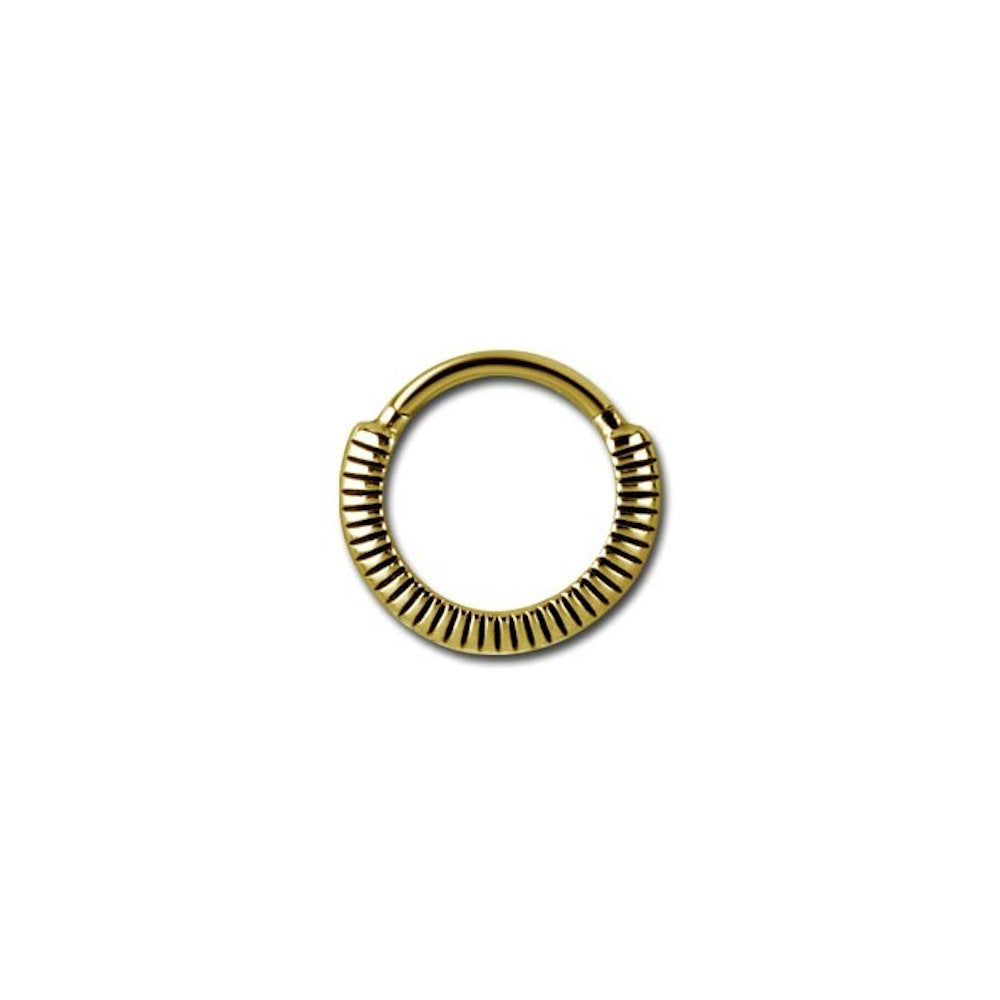 Etnic Septum Click Gold 24K Plated 1.2mm - 036