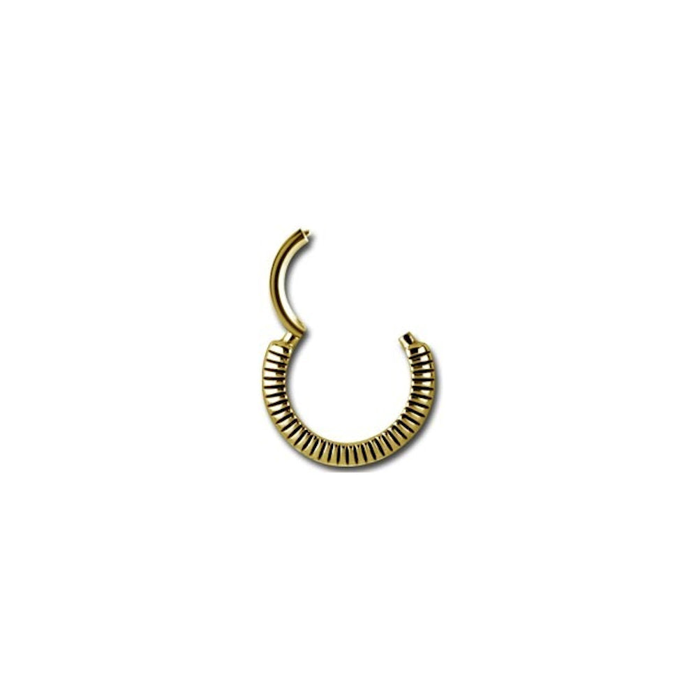Etnic Septum Click Gold 24K Plated 1.2mm - 036