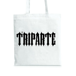 Triparte White Tote Bag - Original Logo