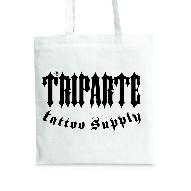Triparte White Tote Bag - Tattoo Supply