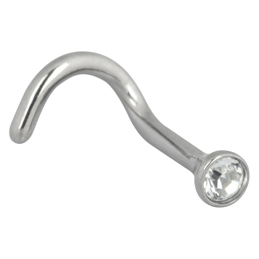 Nose Stud Gem Titanium