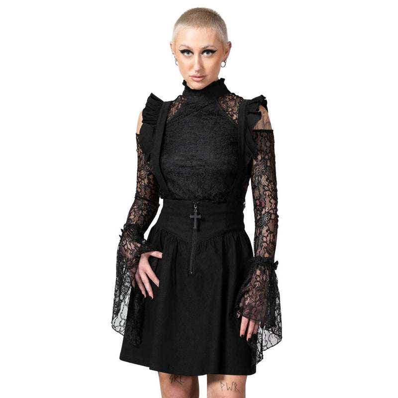Killstar Yuna Suspender Skirt