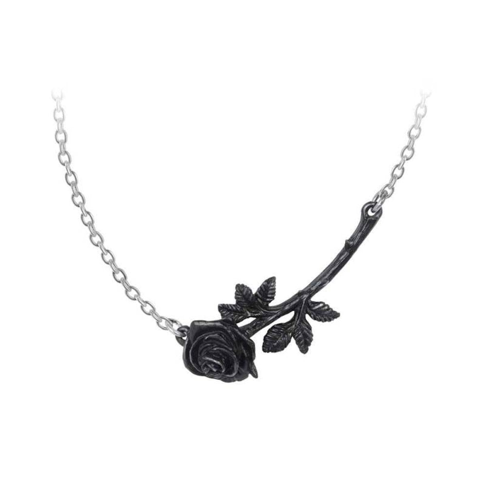 Alchemy England Black Rose Enigma Necklace