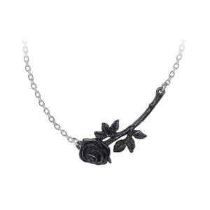 Alchemy England Black Rose Enigma Necklace