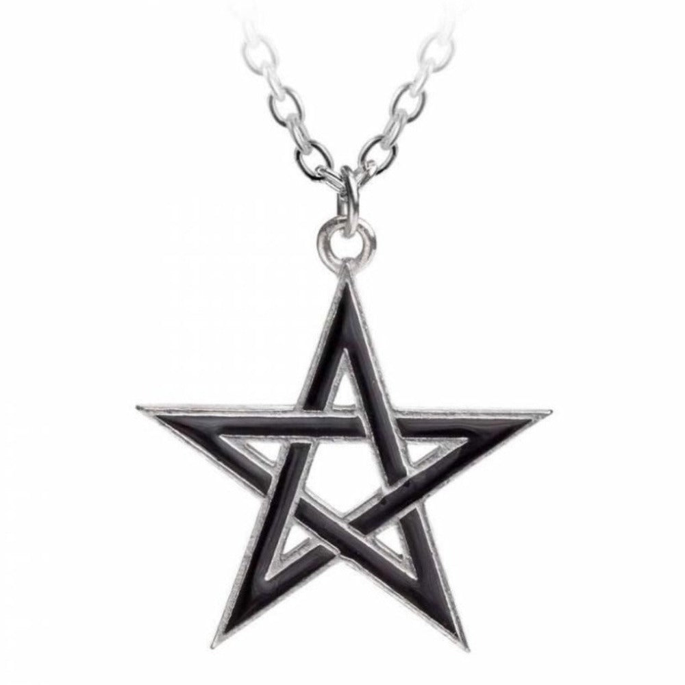 Alchemy England Black Star Necklace