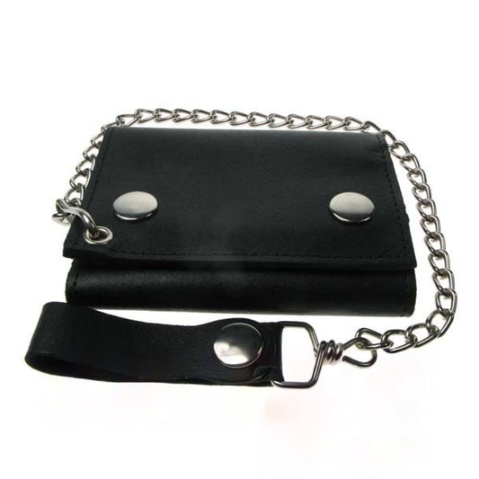 BW001 - Small Biker Leather Wallet