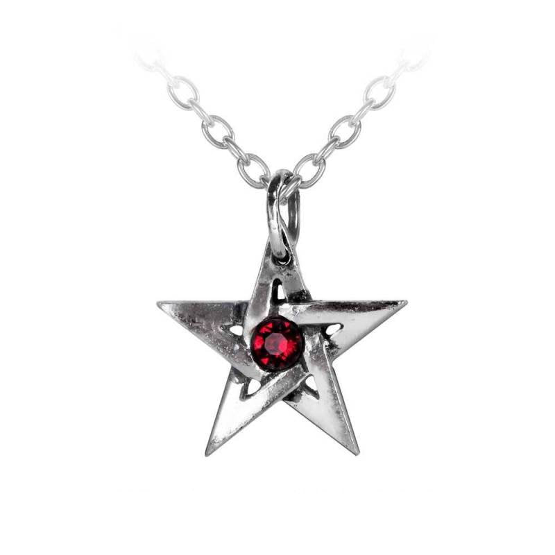 Alchemy England Crystal Pentagram Necklace