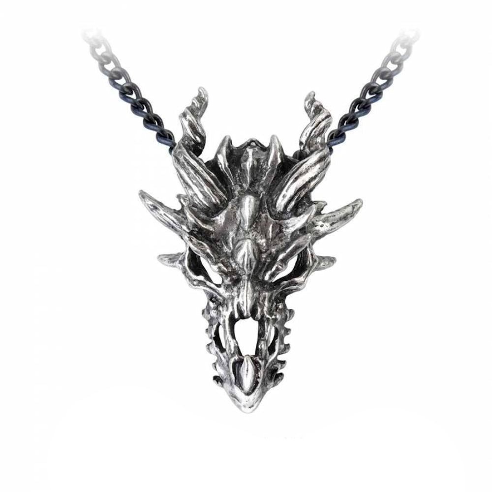 Alchemy England Dragon Skull Necklace